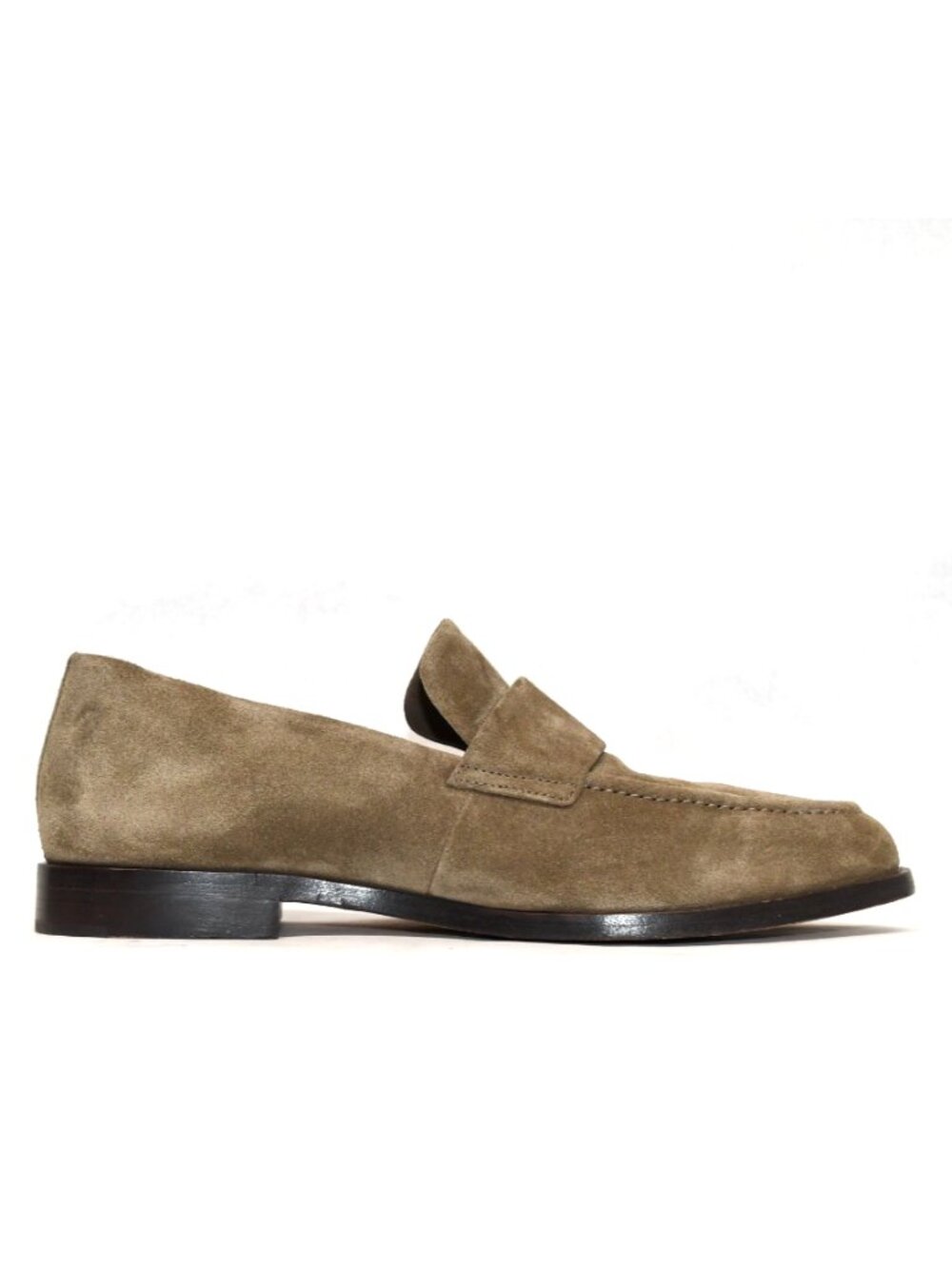 New! Vince Men's Montebello Suede Penny Loafers Flint Brown 9.5M US DD538 - Picture 4 of 7